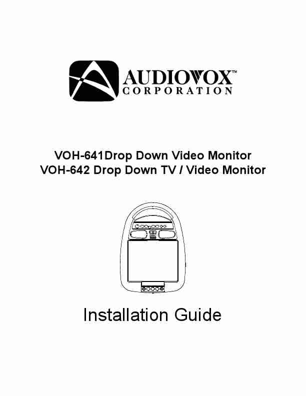 Audiovox Car Video System VOH-642-page_pdf